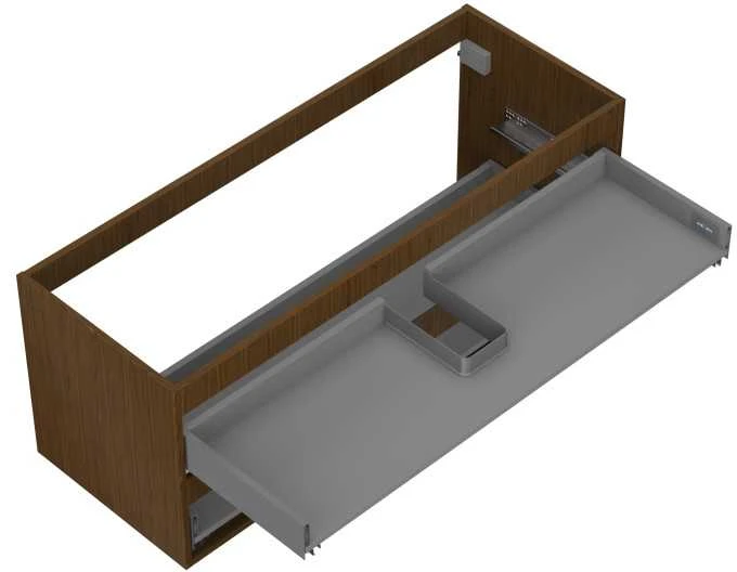 Praustuvo spintelės korpusas Mexen Box-A, 120 cm, 2 stalčiai, Nut
