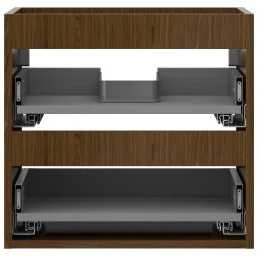 Praustuvo spintelės korpusas Mexen Box-A, 50 cm, 2 stalčiai, Nut