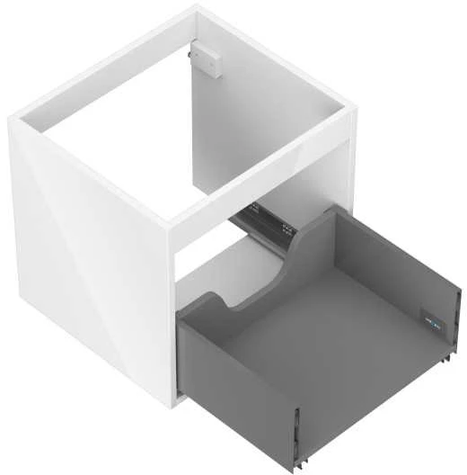 Praustuvo spintelės korpusas Mexen Box-A, 50 cm, 1 stalčius, Baltas glossy
