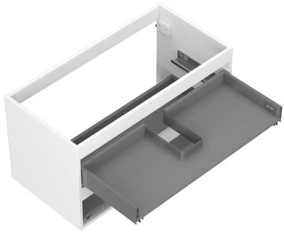 Praustuvo spintelės korpusas Mexen Box-A, 90 cm, 2 stalčiai, Baltas matt
