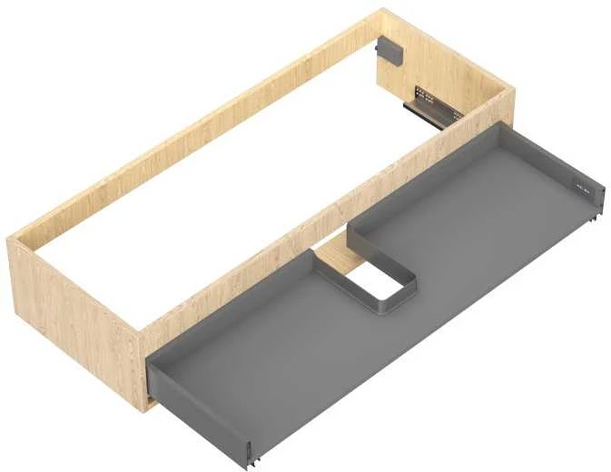 Praustuvo spintelės korpusas Mexen Box-A, 120 cm, 1 stalčius, Oak