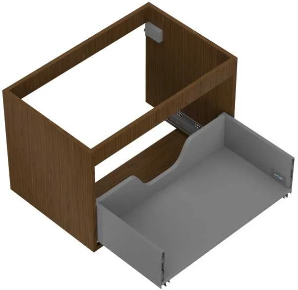 Praustuvo spintelės korpusas Mexen Box-A, 70 cm, 1 stalčius, Nut