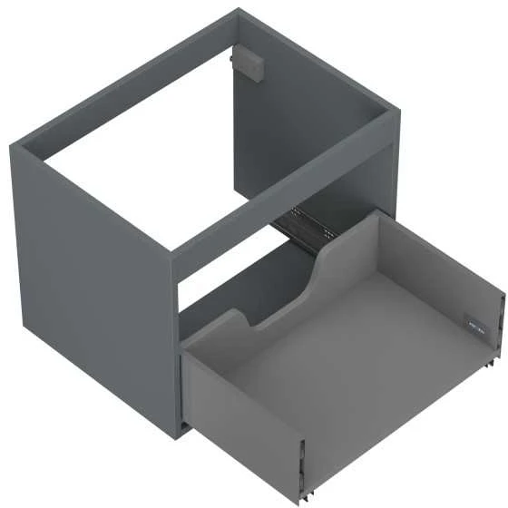 Praustuvo spintelės korpusas Mexen Box-A, 60 cm, 1 stalčius, Graphite matt