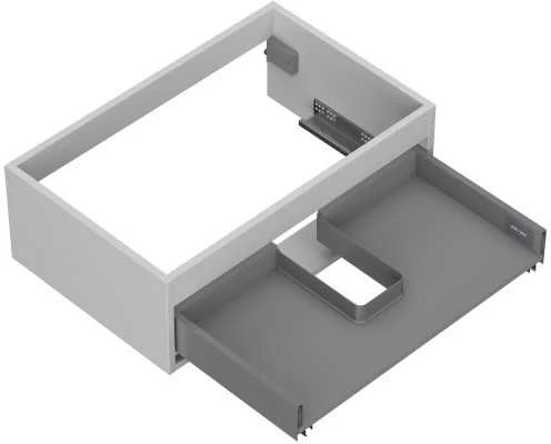 Praustuvo spintelės korpusas Mexen Box-A, 70 cm, 1 stalčius, Pilkas matt