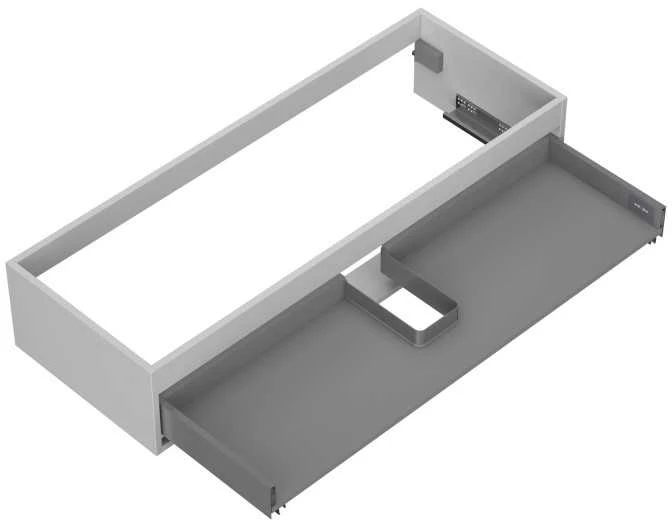 Praustuvo spintelės korpusas Mexen Box-A, 120 cm, 1 stalčius, Pilkas matt