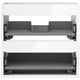 Praustuvo spintelės korpusas Mexen Box-A, 50 cm, 2 stalčiai, Baltas glossy