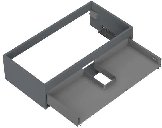 Praustuvo spintelės korpusas Mexen Box-A, 90 cm, 1 stalčius, Graphite matt
