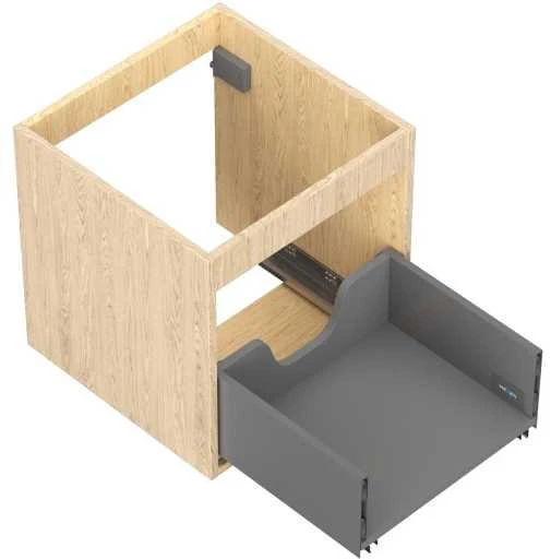 Praustuvo spintelės korpusas Mexen Box-A, 45 cm, 1 stalčius, Oak