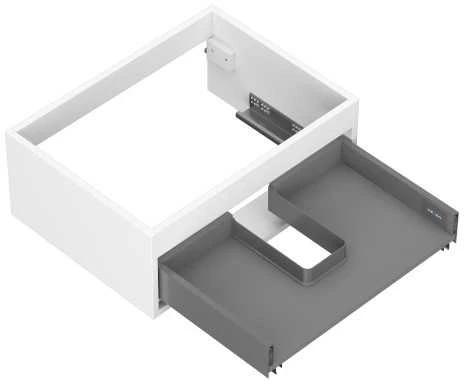 Praustuvo spintelės korpusas Mexen Box-A, 60 cm, 1 stalčius, Baltas matt