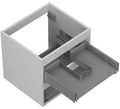 Praustuvo spintelės korpusas Mexen Box-A, 50 cm, 2 stalčiai, Pilkas matt