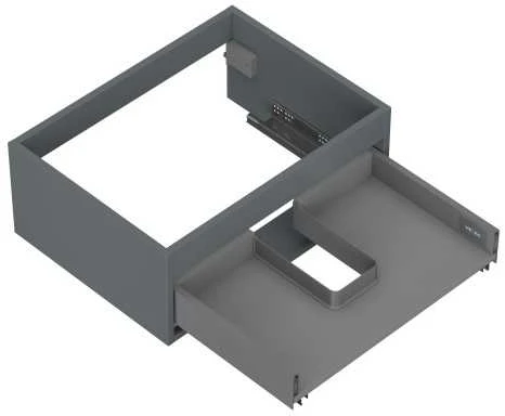 Praustuvo spintelės korpusas Mexen Box-A, 60 cm, 1 stalčius, Graphite matt