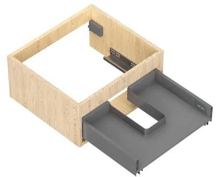 Praustuvo spintelės korpusas Mexen Box-A, 50 cm, 1 stalčius, Oak