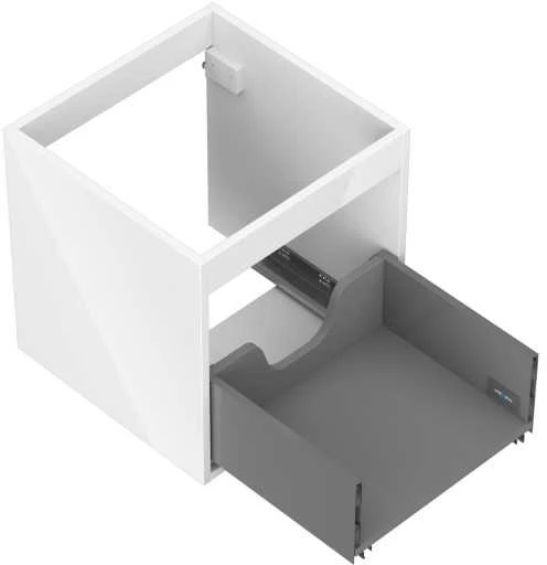 Praustuvo spintelės korpusas Mexen Box-A, 45 cm, 1 stalčius, Baltas glossy
