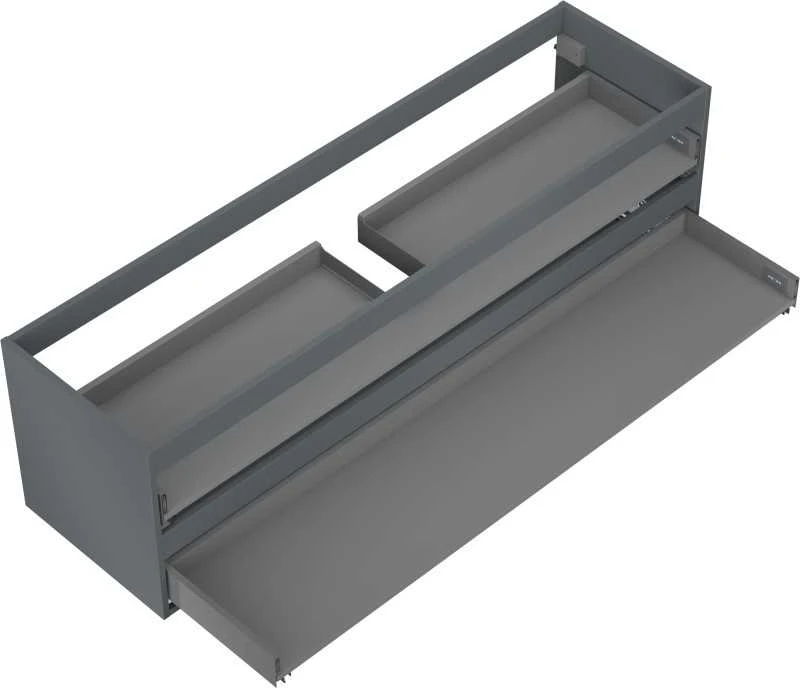 Praustuvo spintelės korpusas Mexen Box-A, 160 cm, 2 stalčiai, Graphite matt