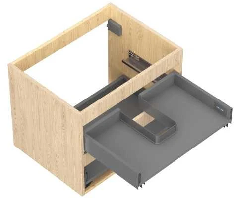 Praustuvo spintelės korpusas Mexen Box-A, 60 cm, 2 stalčiai, Oak
