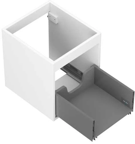 Praustuvo spintelės korpusas Mexen Box-A, 40 cm, 1 stalčius, Baltas matt
