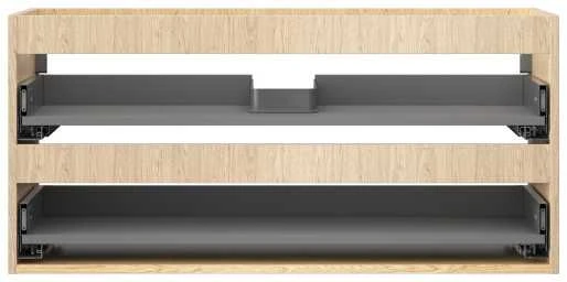 Praustuvo spintelės korpusas Mexen Box-A, 100 cm, 2 stalčiai, Oak