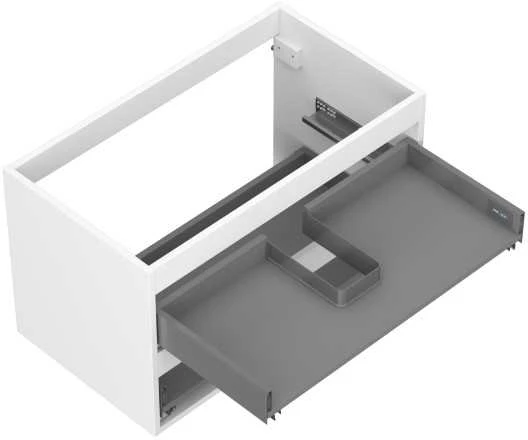 Praustuvo spintelės korpusas Mexen Box-A, 80 cm, 2 stalčiai, Baltas matt