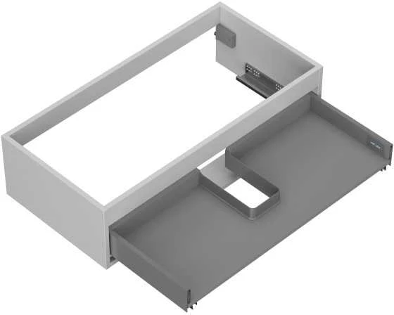 Praustuvo spintelės korpusas Mexen Box-A, 90 cm, 1 stalčius, Pilkas matt