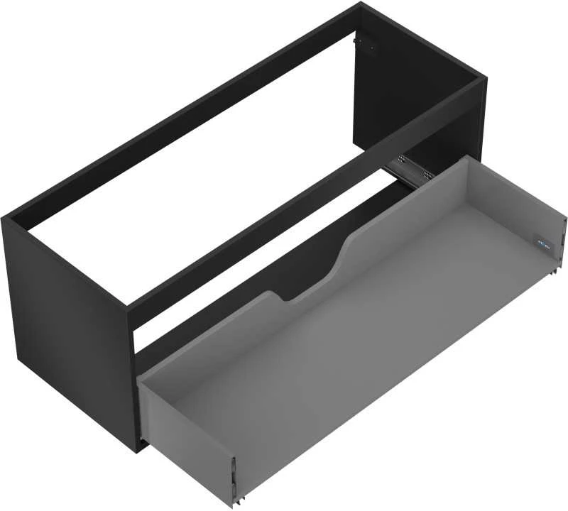 Praustuvo spintelės korpusas Mexen Box-A, 120 cm, 1 stalčius, Juodas matt