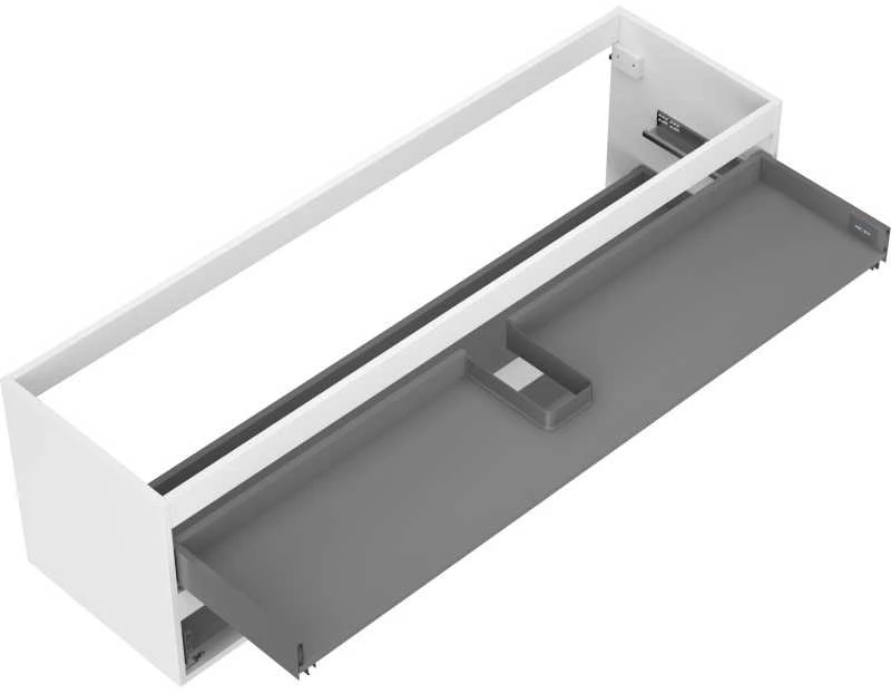 Praustuvo spintelės korpusas Mexen Box-A, 160 cm, 2 stalčiai, Baltas matt