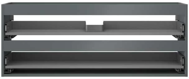 Praustuvo spintelės korpusas Mexen Box-A, 120 cm, 2 stalčiai, Graphite matt