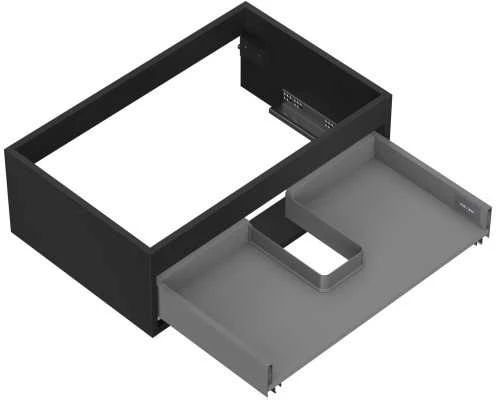Praustuvo spintelės korpusas Mexen Box-A, 70 cm, 1 stalčius, Juodas matt