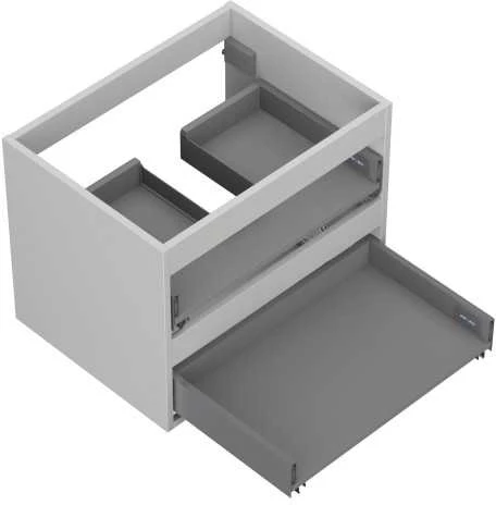 Praustuvo spintelės korpusas Mexen Box-A, 60 cm, 2 stalčiai, Pilkas matt