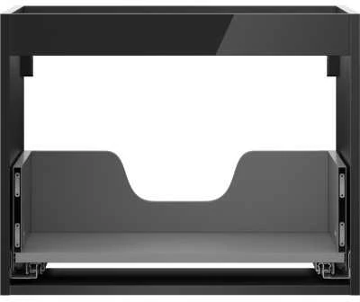 Praustuvo spintelės korpusas Mexen Box-A, 60 cm, 1 stalčius, Juodas glossy