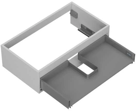 Praustuvo spintelės korpusas Mexen Box-A, 80 cm, 1 stalčius, Pilkas matt