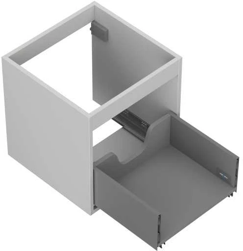 Praustuvo spintelės korpusas Mexen Box-A, 45 cm, 1 stalčius, Pilkas matt