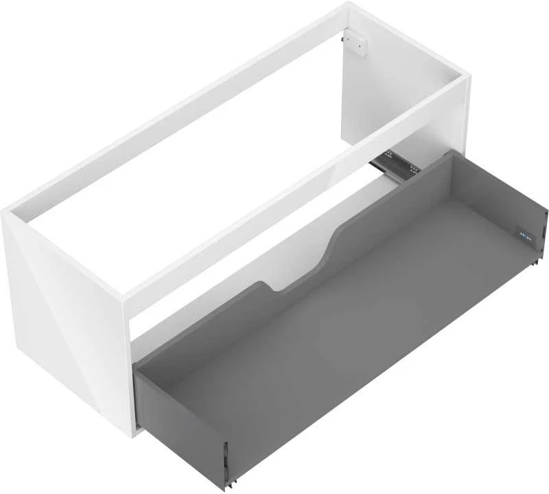 Praustuvo spintelės korpusas Mexen Box-A, 120 cm, 1 stalčius, Baltas glossy