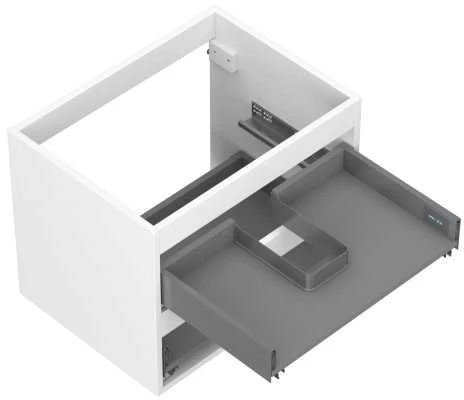Praustuvo spintelės korpusas Mexen Box-A, 60 cm, 2 stalčiai, Baltas matt
