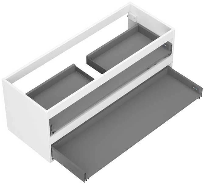 Praustuvo spintelės korpusas Mexen Box-A, 120 cm, 2 stalčiai, Baltas matt