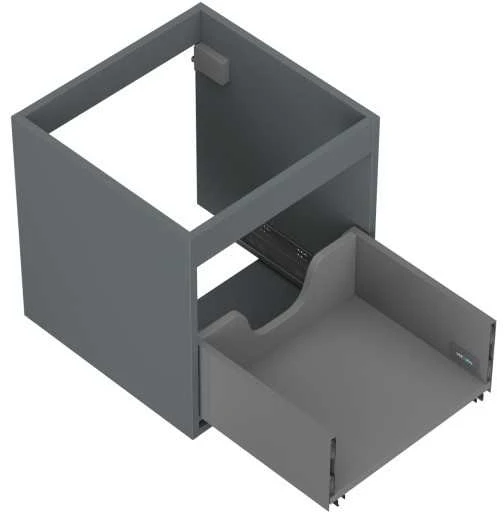Praustuvo spintelės korpusas Mexen Box-A, 45 cm, 1 stalčius, Graphite matt