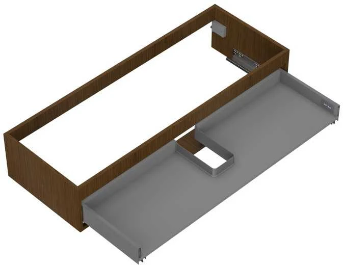 Praustuvo spintelės korpusas Mexen Box-A, 120 cm, 1 stalčius, Nut
