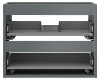 Praustuvo spintelės korpusas Mexen Box-A, 60 cm, 2 stalčiai, Graphite matt