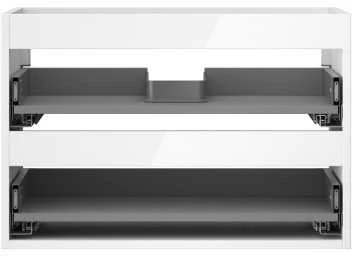 Praustuvo spintelės korpusas Mexen Box-A, 70 cm, 2 stalčiai, Baltas glossy