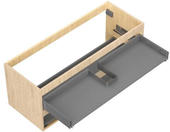 Praustuvo spintelės korpusas Mexen Box-A, 120 cm, 2 stalčiai, Oak