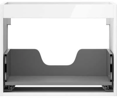 Praustuvo spintelės korpusas Mexen Box-A, 60 cm, 1 stalčius, Baltas glossy