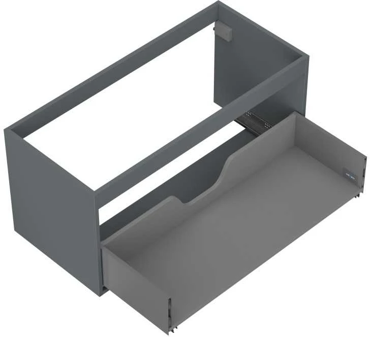Praustuvo spintelės korpusas Mexen Box-A, 100 cm, 1 stalčius, Graphite matt