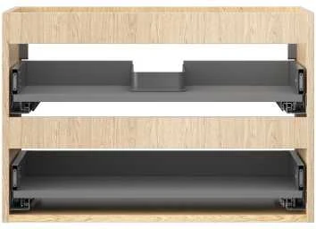 Praustuvo spintelės korpusas Mexen Box-A, 70 cm, 2 stalčiai, Oak