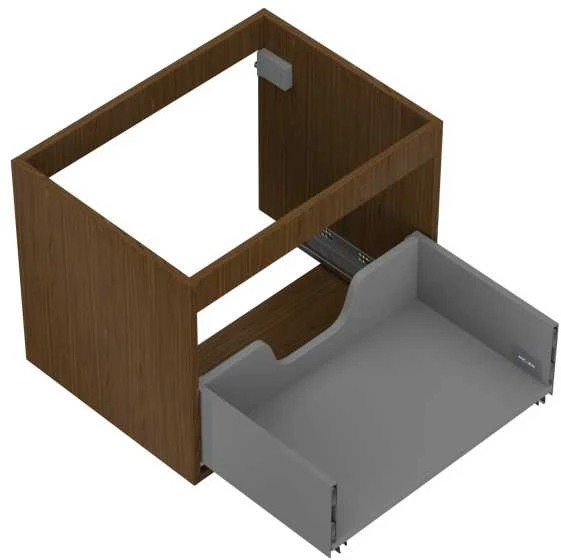Praustuvo spintelės korpusas Mexen Box-A, 60 cm, 1 stalčius, Nut