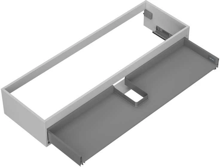 Praustuvo spintelės korpusas Mexen Box-A, 140 cm, 1 stalčius, Pilkas matt