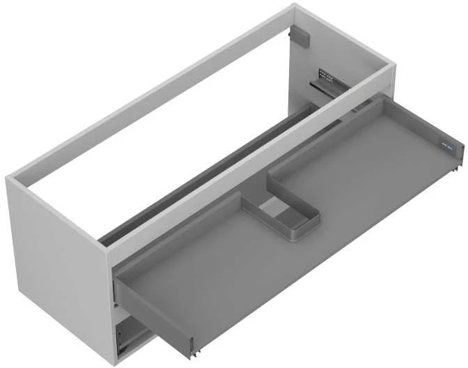 Praustuvo spintelės korpusas Mexen Box-A, 120 cm, 2 stalčiai, Pilkas matt