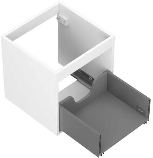 Praustuvo spintelės korpusas Mexen Box-A, 45 cm, 1 stalčius, Baltas matt