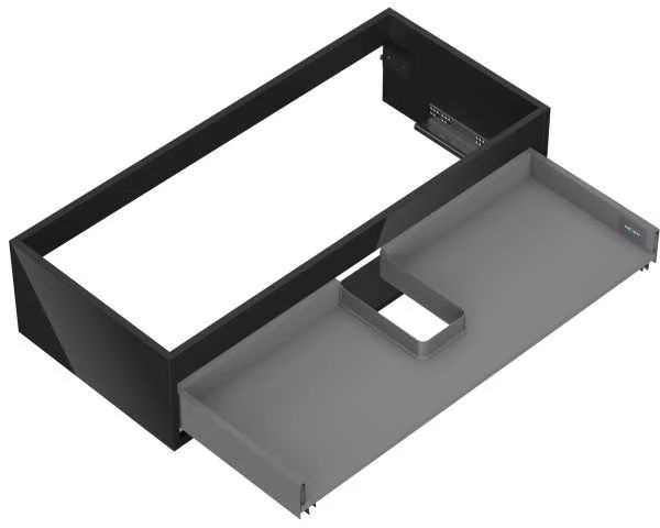 Praustuvo spintelės korpusas Mexen Box-A, 100 cm, 1 stalčius, Juodas glossy
