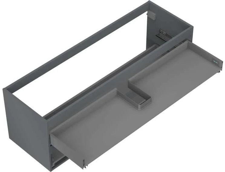 Praustuvo spintelės korpusas Mexen Box-A, 140 cm, 2 stalčiai, Graphite matt