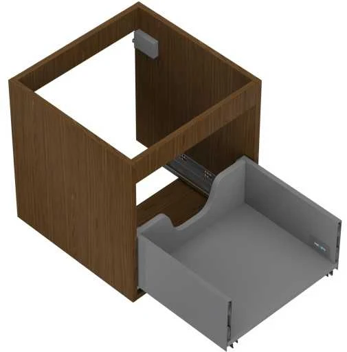 Praustuvo spintelės korpusas Mexen Box-A, 45 cm, 1 stalčius, Nut