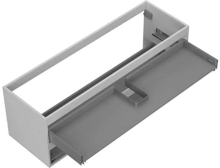 Praustuvo spintelės korpusas Mexen Box-A, 140 cm, 2 stalčiai, Pilkas matt